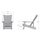 Highwood Usa Manhattan Adirondack Chair Outdoor Furniture for Patio, Backyard, Garden AD-ADRID29A-EUC - alternate 3